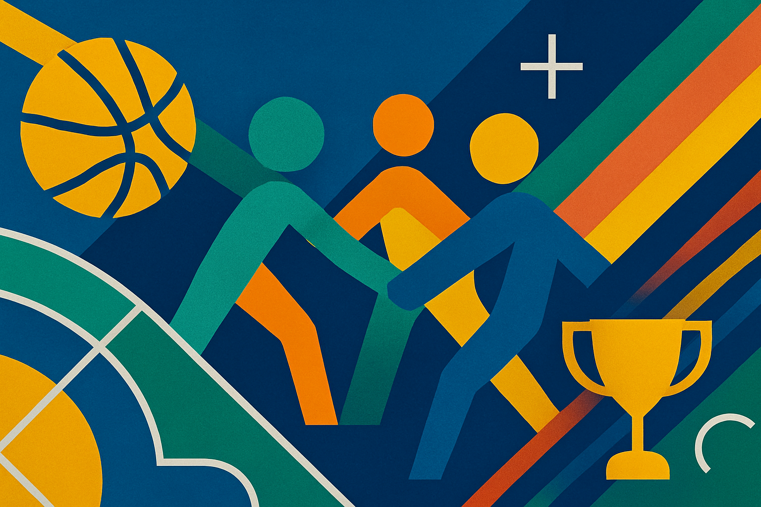 Fondo deportivo abstracto