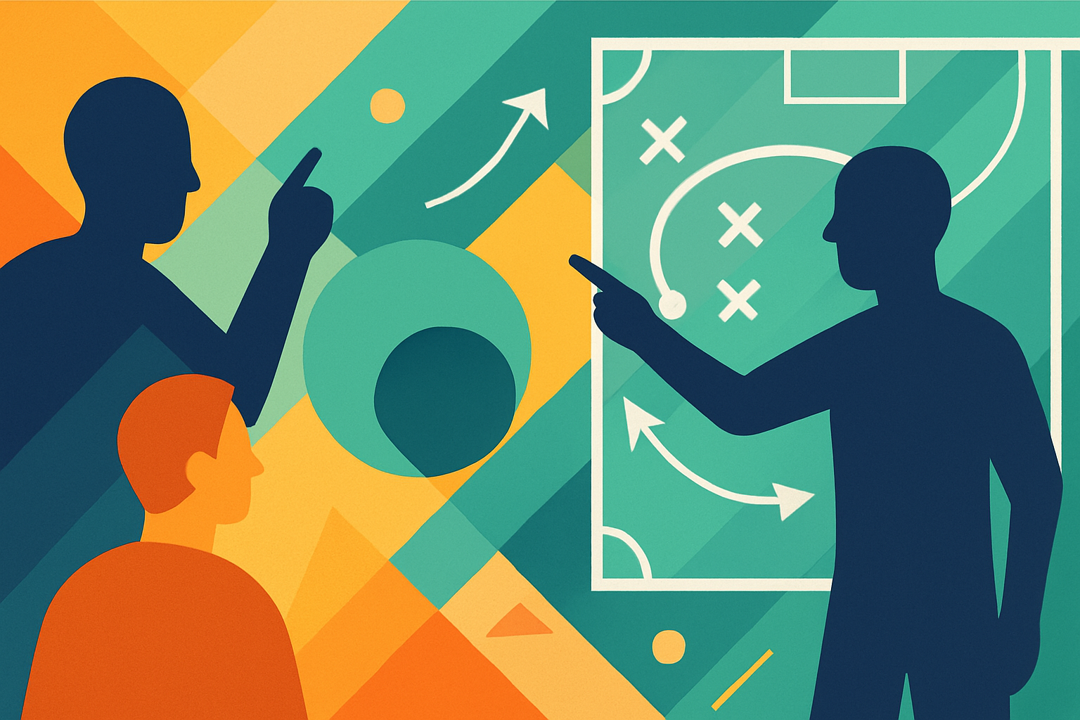 Ilustración de tácticas deportivas